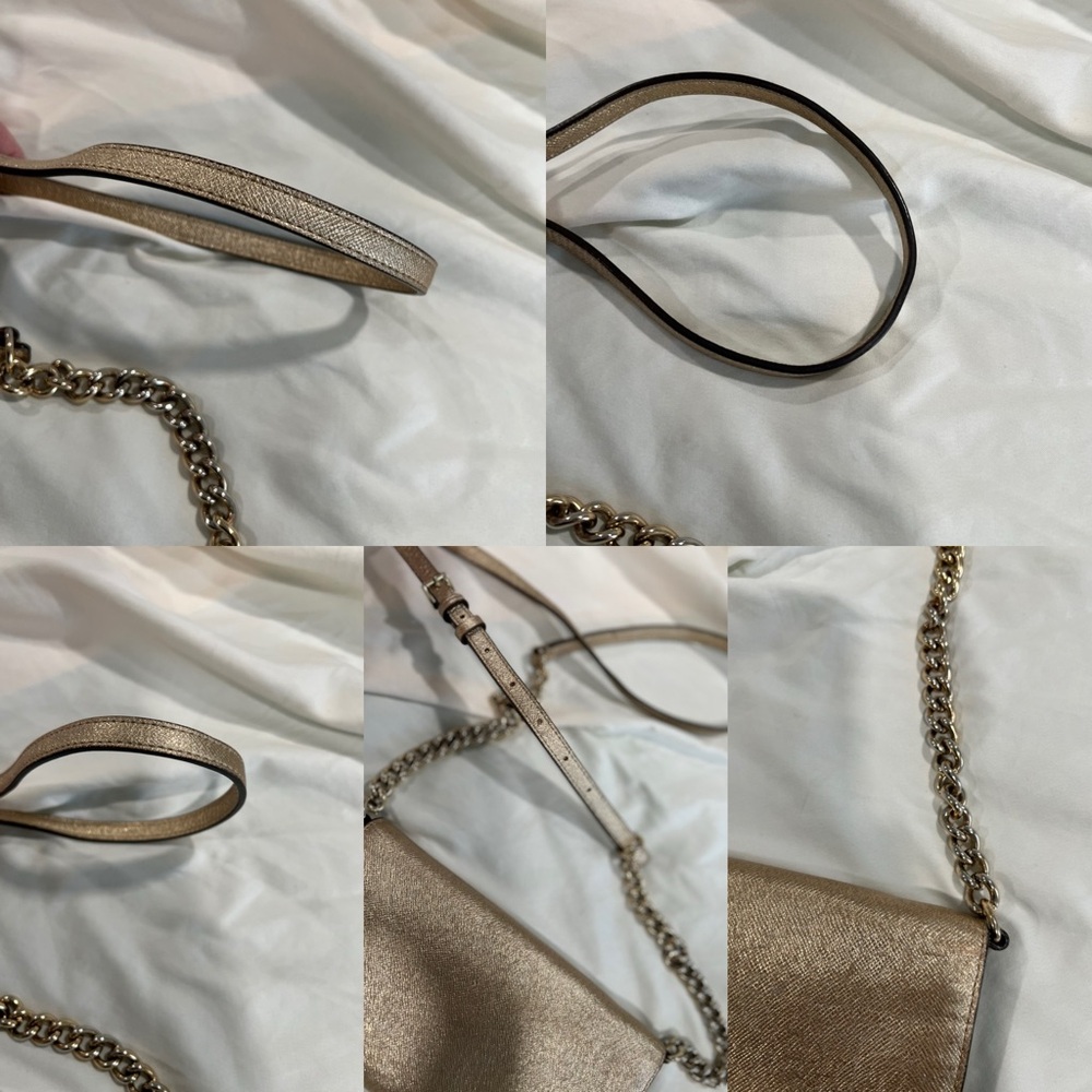 Wallet Gold Crossbody Bag - Picture 5 of 15